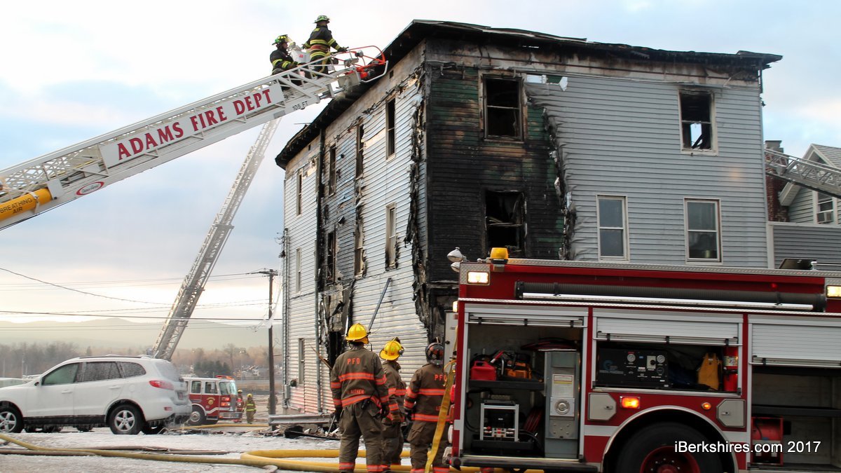 Multiple Towns Battle Blaze in Pittsfield Apartment Building