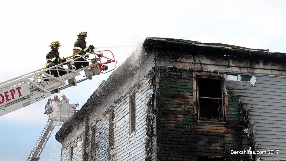 Multiple Towns Battle Blaze in Pittsfield Apartment Building