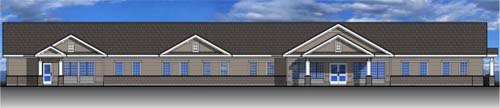 artist rendering of WMA building