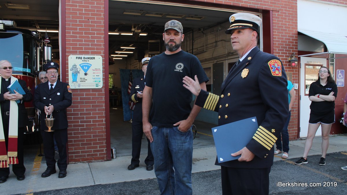 Dalton Fire Dedicates New Engine, Honors Member's Heroic Effort