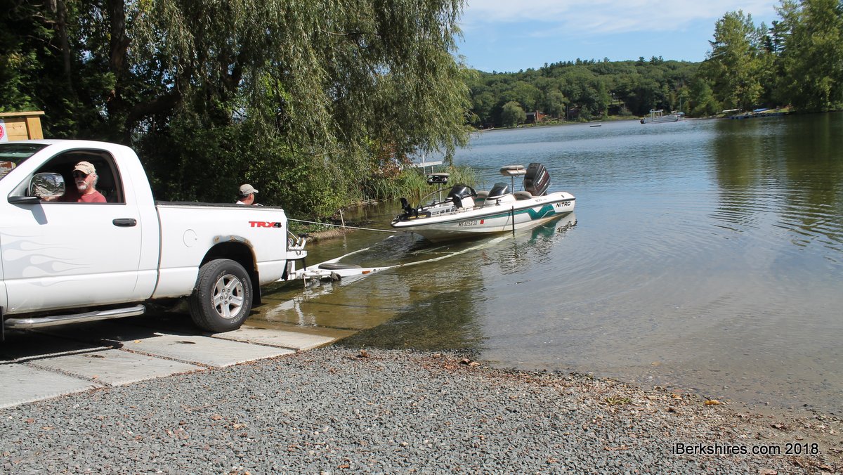 State Officials Mark Boat Ramp Upgrades in Tyringham 